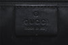 Authentic GUCCI Jackie Shoulder Hand Bag GG Canvas Leather 0021073 Black 4235I