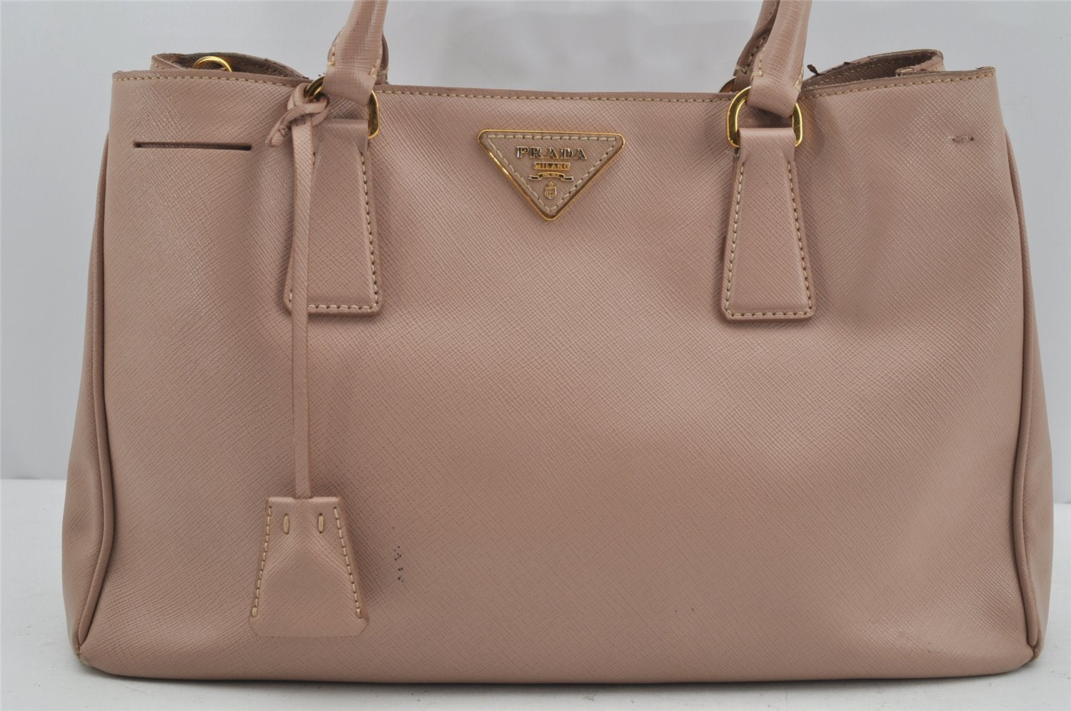 Authentic PRADA Vintage Leather 2Way Shoulder Hand Bag Purse Pink 4235J