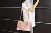 Authentic PRADA Vintage Leather 2Way Shoulder Hand Bag Purse Pink 4235J