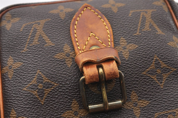 Authentic Louis Vuitton Monogram Sac Bazas Shoulder Cross Bag M99013 LV 4236I