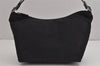 Authentic PRADA Nylon Tessuto Leather Shoulder Hand Bag Purse Black 4236J