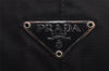 Authentic PRADA Nylon Tessuto Leather Shoulder Hand Bag Purse Black 4236J