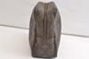 Auth Louis Vuitton Monogram Trousse Toilette 28 Clutch Hand Bag Old Model 4236K
