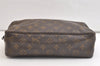 Auth Louis Vuitton Monogram Trousse Toilette 28 Clutch Hand Bag Old Model 4236K