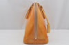 Authentic Louis Vuitton Vernis Alma PM Hand Bag Purse Yellow M91445 LV 4237J