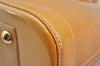 Authentic Louis Vuitton Vernis Alma PM Hand Bag Purse Yellow M91445 LV 4237J