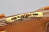 Authentic Louis Vuitton Vernis Alma PM Hand Bag Purse Yellow M91445 LV 4237J