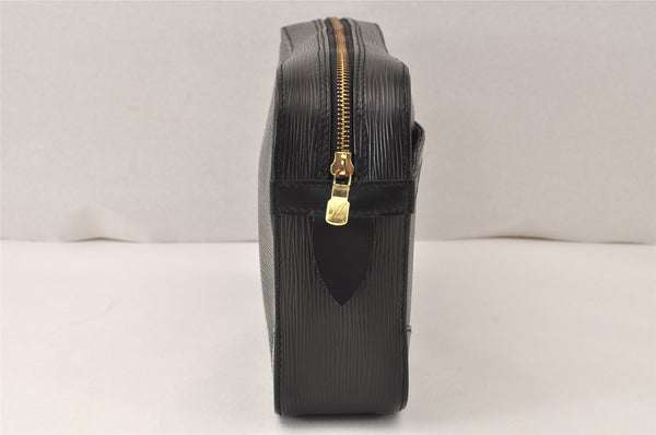 Authentic Louis Vuitton Epi Compiegne 28 Clutch Hand Bag Black SP Order LV 4238K