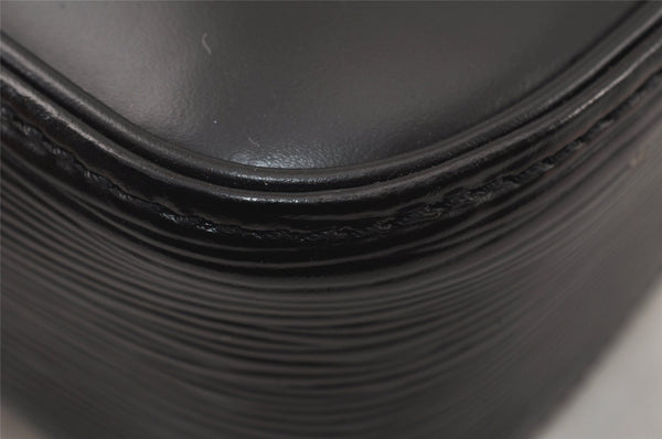 Authentic Louis Vuitton Epi Compiegne 28 Clutch Hand Bag Black SP Order LV 4238K