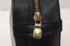 Authentic Louis Vuitton Epi Compiegne 28 Clutch Hand Bag Black SP Order LV 4238K