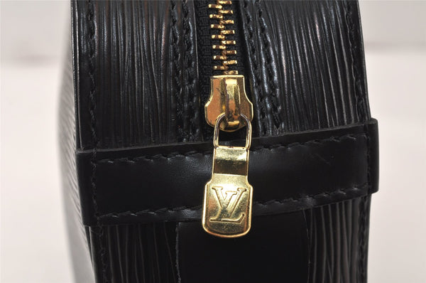 Authentic Louis Vuitton Epi Compiegne 28 Clutch Hand Bag Black SP Order LV 4238K