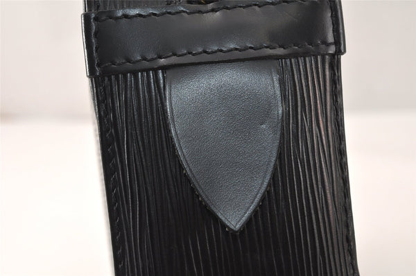Authentic Louis Vuitton Epi Compiegne 28 Clutch Hand Bag Black SP Order LV 4238K