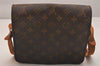 Authentic Louis Vuitton Monogram Cartouchiere MM Shoulder Bag Old Model 4239J