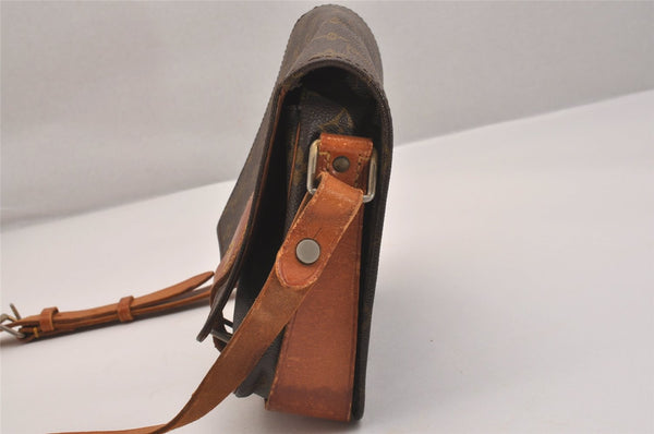 Authentic Louis Vuitton Monogram Cartouchiere MM Shoulder Bag Old Model 4239J