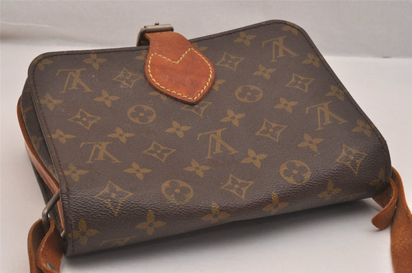 Authentic Louis Vuitton Monogram Cartouchiere MM Shoulder Bag Old Model 4239J