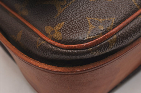 Authentic Louis Vuitton Monogram Cartouchiere MM Shoulder Bag Old Model 4239J