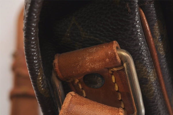 Authentic Louis Vuitton Monogram Cartouchiere MM Shoulder Bag Old Model 4239J