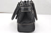 Authentic COACH Signature Hand Bag Purse Canvas Leather 10245 Black 4239K
