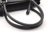 Authentic COACH Signature Hand Bag Purse Canvas Leather 10245 Black 4239K