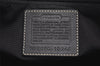 Authentic COACH Signature Hand Bag Purse Canvas Leather 10245 Black 4239K