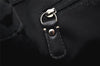 Authentic COACH Signature Hand Bag Purse Canvas Leather 10245 Black 4239K