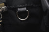 Authentic COACH Signature Hand Bag Purse Canvas Leather 10245 Black 4239K
