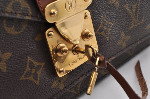 Authentic Louis Vuitton Monogram Monceau 2Way Shoulder Hand Bag M51185 LV 4240I