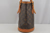 Authentic Louis Vuitton Monogram Bucket PM Shoulder Tote Bag M42238 Junk 4241J