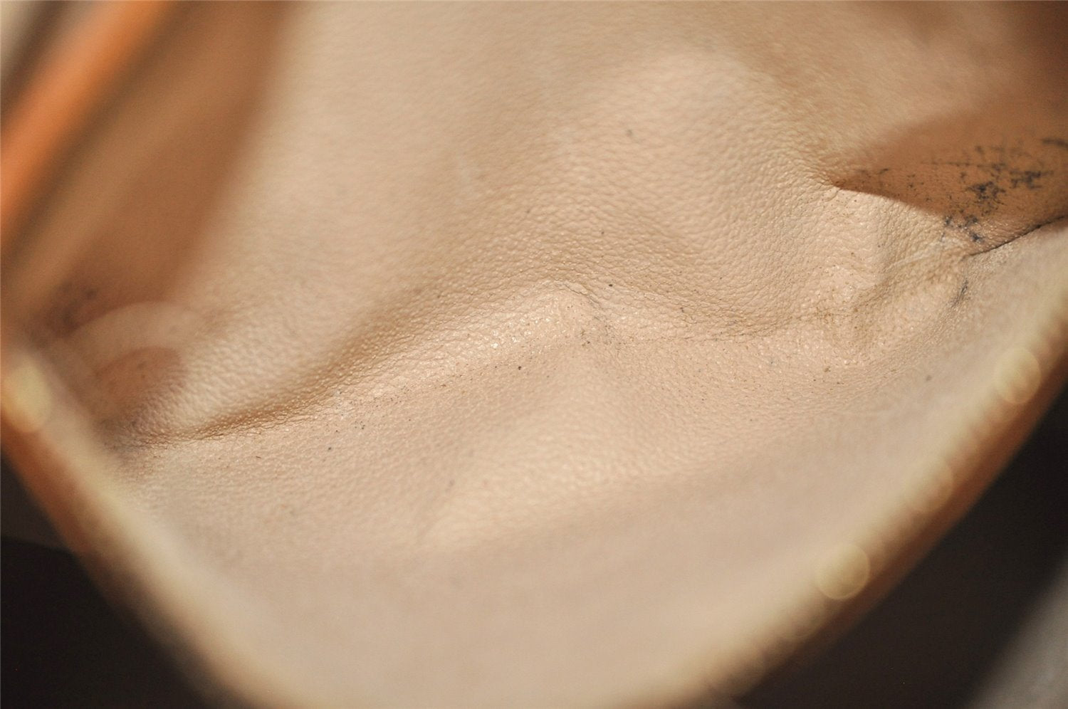 Authentic Louis Vuitton Monogram Bucket PM Shoulder Tote Bag M42238 Junk 4241J