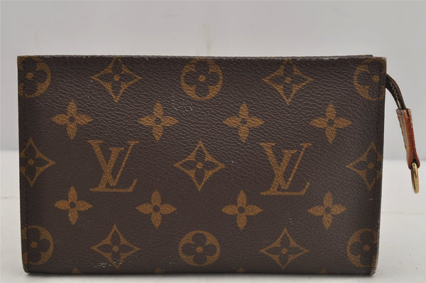 Authentic Louis Vuitton Monogram Bucket PM Shoulder Tote Bag M42238 Junk 4241J