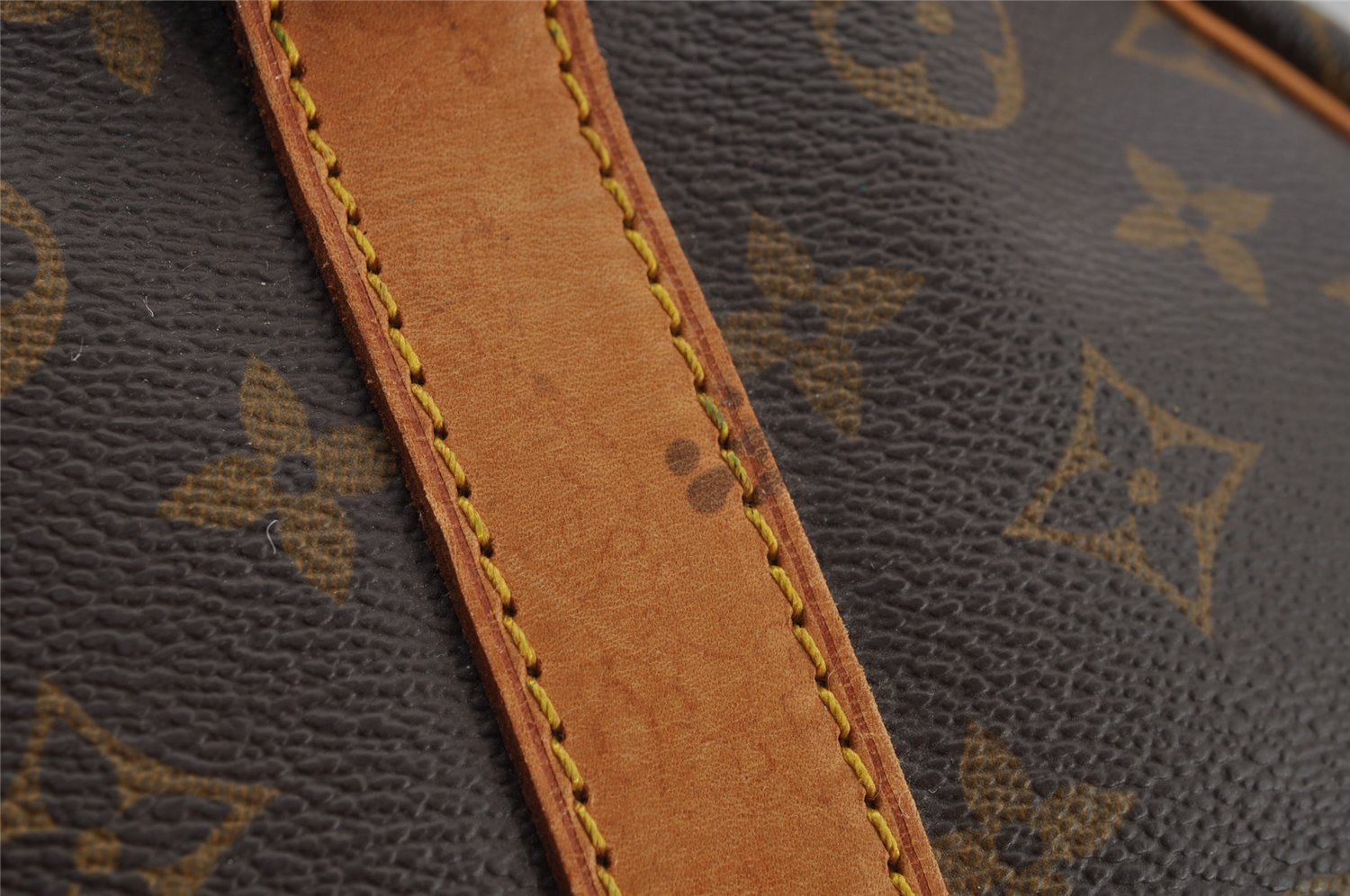 Authentic Louis Vuitton Monogram Keepall Bandouliere 55 M41414 Boston Bag 4242I