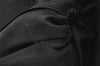 Authentic PRADA Vintage Nylon Tessuto Leather Drawstring Backpack Black 4242J