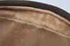 Authentic GUCCI Web Sherry Line Clutch Hand Bag GG PVC Leather Brown Junk 4243J