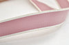 Authentic Christian Dior Trotter Shoulder Cross Bag Vinyl PVC Pink Junk 4243K