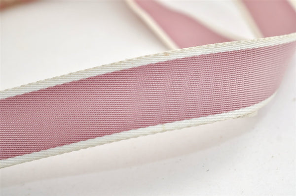 Authentic Christian Dior Trotter Shoulder Cross Bag Vinyl PVC Pink Junk 4243K
