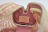 Authentic Christian Dior Trotter Shoulder Cross Bag Vinyl PVC Pink Junk 4243K