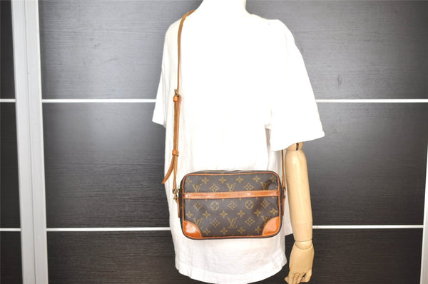 Authentic Louis Vuitton Monogram Trocadero 23 Shoulder Cross Bag M51276 LV 4244I