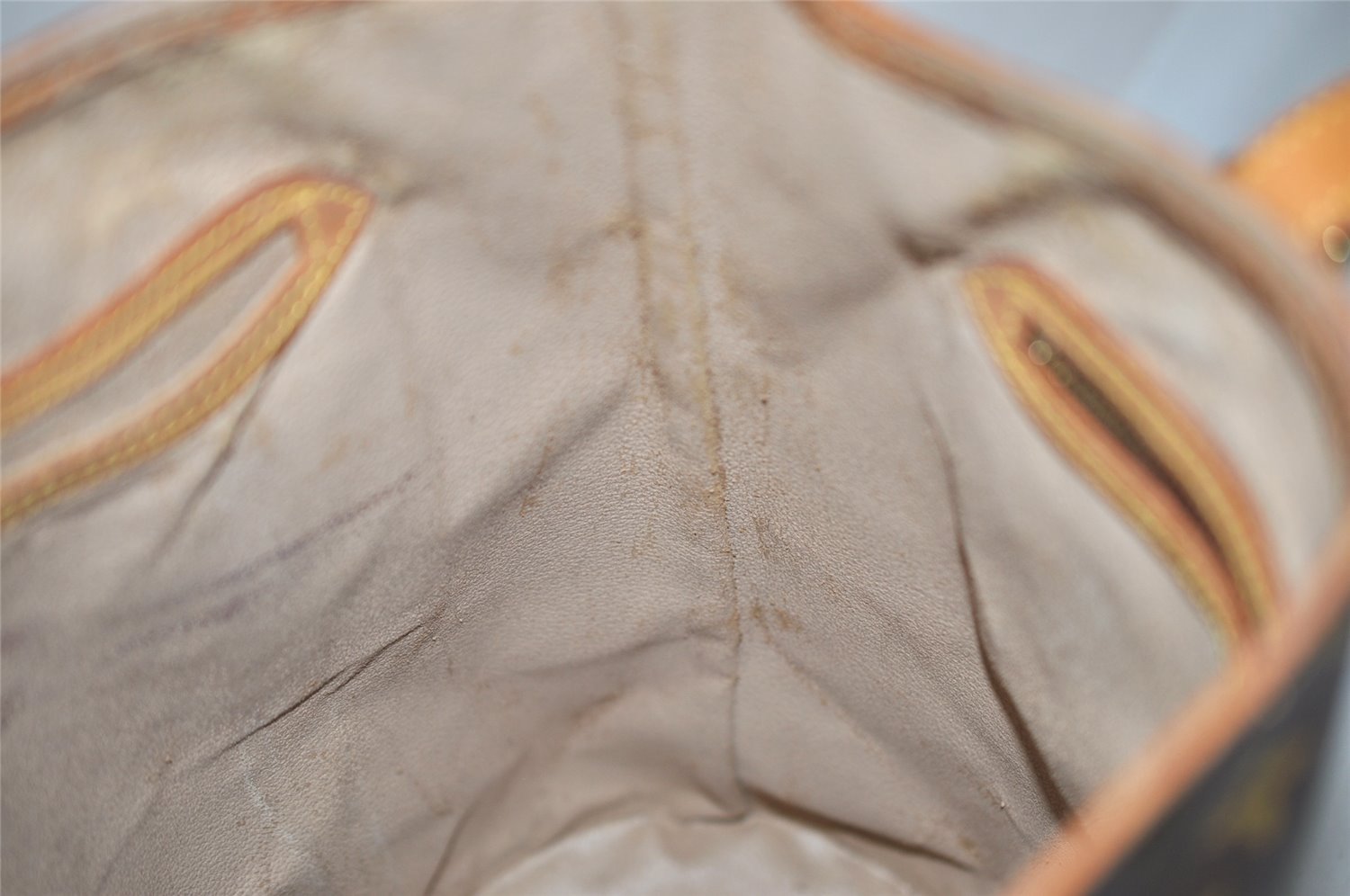 Authentic Louis Vuitton Monogram Bucket GM Shoulder Tote Bag M42236 Junk 4246I