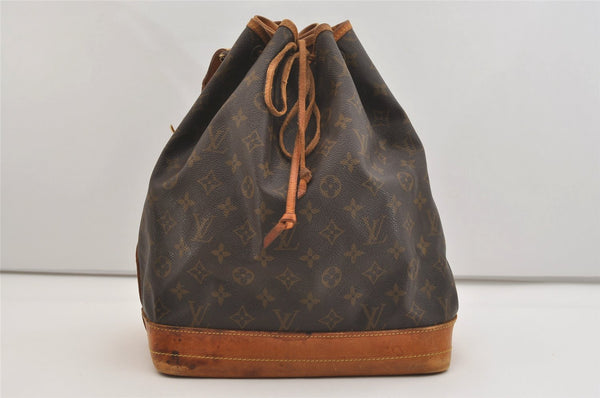Authentic Louis Vuitton Monogram Noe Shoulder Drawstring Bag M42224 LV 4246J