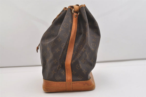 Authentic Louis Vuitton Monogram Noe Shoulder Drawstring Bag M42224 LV 4246J