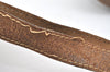 Authentic GUCCI Vintage Shoulder Cross Body Bag Purse GG PVC Leather Brown 4246K