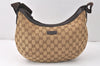 Authentic GUCCI Shoulder Cross Body Bag GG Canvas Leather 181092 Brown 4247K