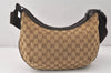 Authentic GUCCI Shoulder Cross Body Bag GG Canvas Leather 181092 Brown 4247K