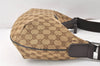 Authentic GUCCI Shoulder Cross Body Bag GG Canvas Leather 181092 Brown 4247K