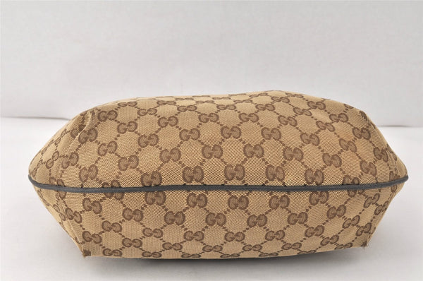 Authentic GUCCI Shoulder Cross Body Bag GG Canvas Leather 181092 Brown 4247K