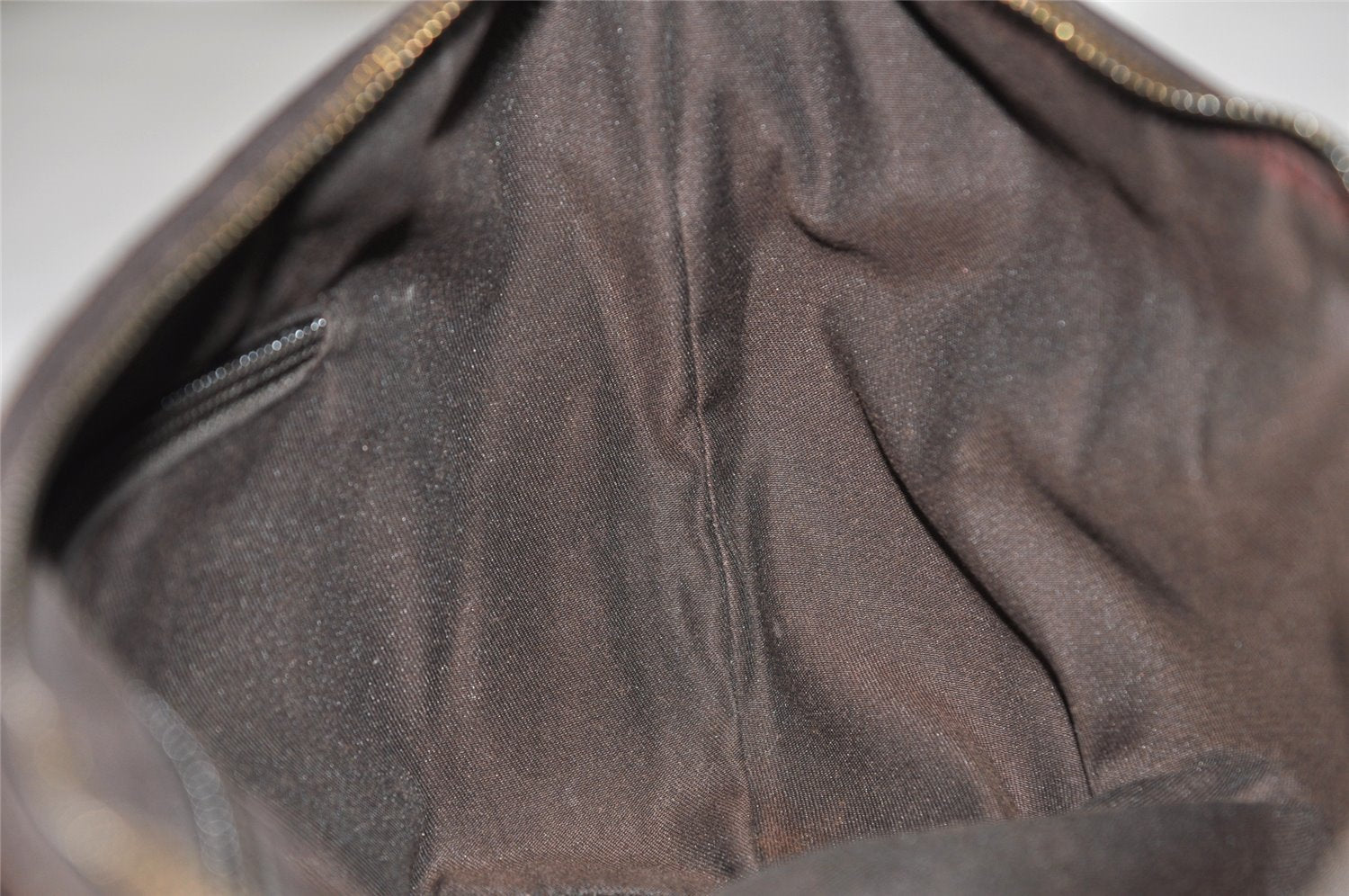 Authentic GUCCI Shoulder Cross Body Bag GG Canvas Leather 181092 Brown 4247K