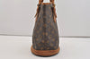 Authentic Louis Vuitton Monogram Bucket PM Shoulder Tote Bag M42238 Junk 4249J