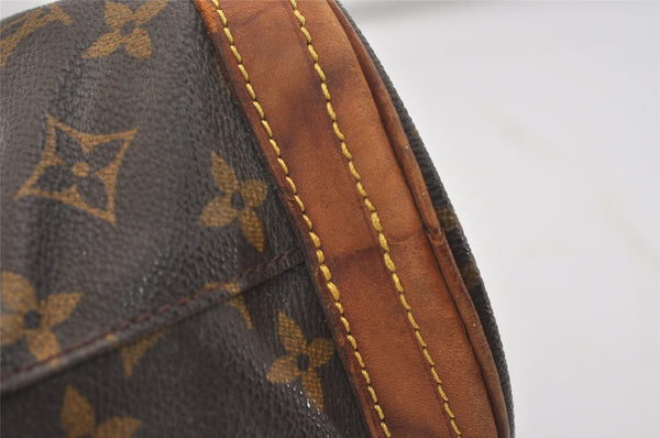 Authentic Louis Vuitton Monogram Bucket PM Shoulder Tote Bag M42238 Junk 4249J