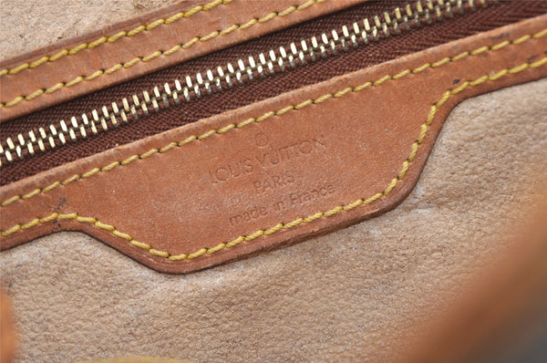 Authentic Louis Vuitton Monogram Bucket PM Shoulder Tote Bag M42238 Junk 4249J