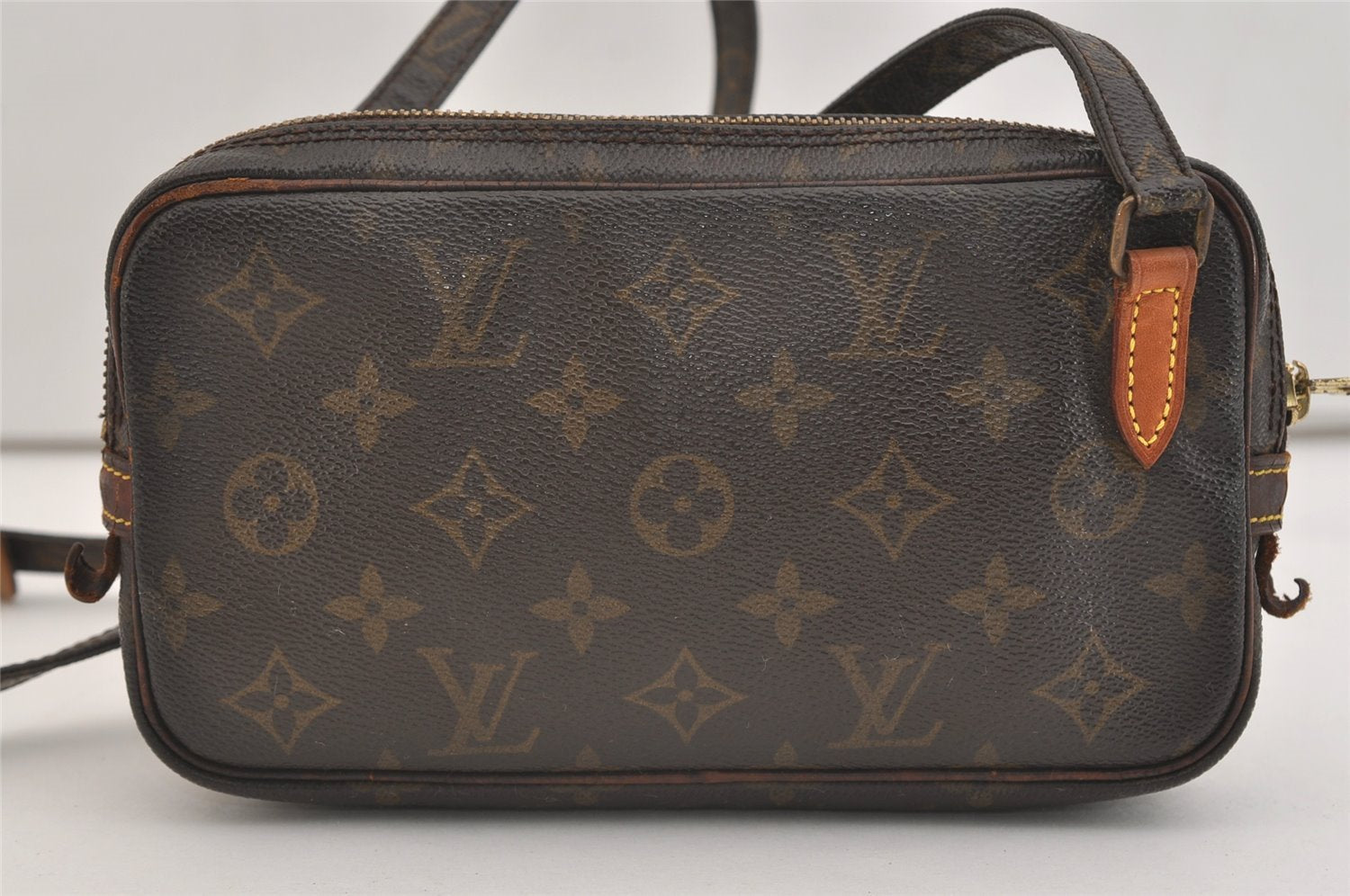 Auth Louis Vuitton Monogram Marly Bandouliere Shoulder Cross Bag M51828 LV 4250J